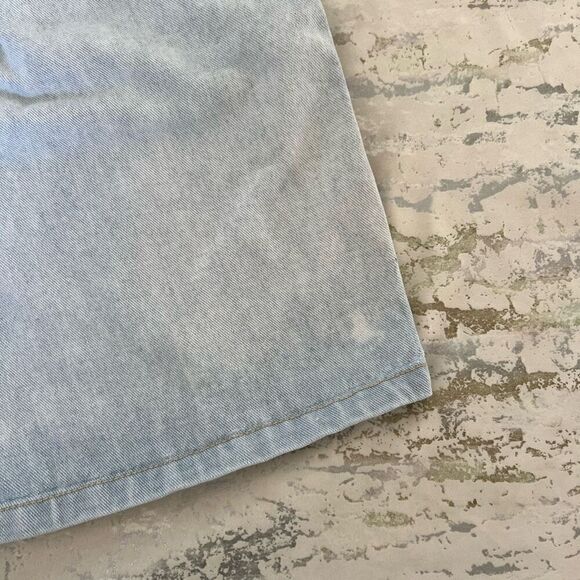 Denim Republic Vintage Pleated Front High Rise Denim Shorts - Picture 8 of 11